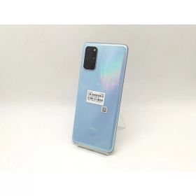 【中古】SAMSUNG au 【SIMロック解除済み】 Galaxy S20+ 5G クラウド ブルー 12GB 128GB SCG02【横浜】保証期間1ヶ月【ランクB】