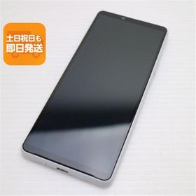 新品同様 SIMフリー Xperia 10 III Lite ホワイト スマホ 白ロム 本体 即日発送 土日祝発送OK あすつく
