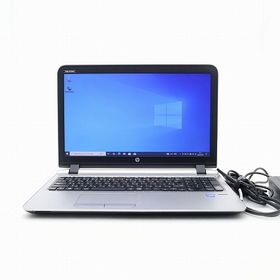 hp ProBook 450 G3 Celeron 3855U 1.6GHz 4GB 256GB(SSD) 15.6インチ非光沢パネル FWXGA 1366x768ドット Windows10 Pro 64bit 中古