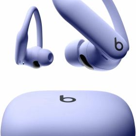 Beats Powerbeats Pro 2 ワイヤレスイヤホン - アクティブノイズキャンセリング, Apple H2, IPX4耐汗耐水, 最大45時間の再生時間(ワイヤレス充電対応を使用した場合), AppleとAndroidに対応 - ハイパーパープル