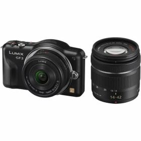 【中古】パナソニック Panasonic LUMIX GF3 ダブルレンズキット エスプリブラック DMC-GF3W-K当店保証30日間 人気モデル 高画質 売れ筋