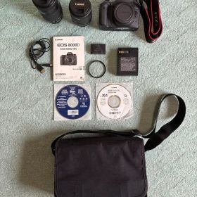 Canon EOS8000D ダブルズームキット 付属品有