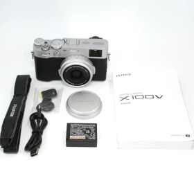 [中古] 富士フイルム X100V シルバー コンパクトデジカメ x100v-s[非常に良い(A)]