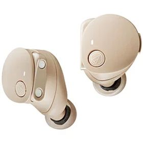 audio-technica(オーディオテクニカ) 完全ワイヤレスイヤホン ベージュ ATH-CKS50TW2BG ［ワイヤレス(左右分離) /ノイズキャンセリング対応 /Bluetooth対応］ ATHCKS50TW2BG