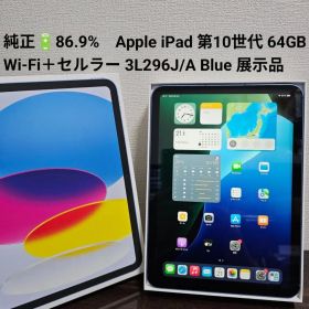 Apple iPad 第10世代 64GB Wi-Fi＋セルラー 展示品