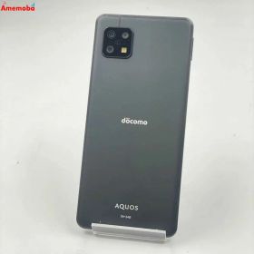 【中古】AQUOS sense6 4GB/64GB ブラック SH-54B docomo版SIMフリー