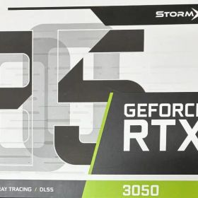 PALIT GeForce RTX 3050 StormX 8GB 稼働品