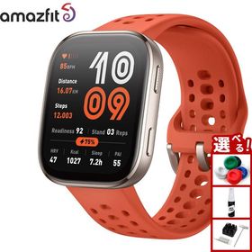 アマズフィット AMAZFIT スマートウォッチ Bip6 ビップ6 レッド 腕時計 メンズ レディース SP170074-C03