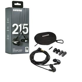【30日はエントリーでさらにP5倍】 SHURE SE215 (ブラック) 高遮音性イヤホン シュア SE215-K-A