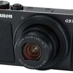 【中古】（新古品） Canon コンパクトデジタルカメラ PowerShot G9 X Mark II ブラック 1.0型センサー/F2.0レンズ/光学3倍ズーム PSG9XMARKIIBK