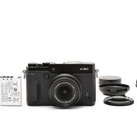 【返品保証】良品｜Fujifilm フジフイルム X30 ブラック コンパクトデジタルカメラ #C260618-02
