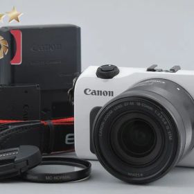 【中古】Canon キヤノン EOS M EF-M 18-55 IS STM レンズキット ホワイト