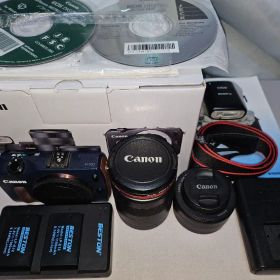 Canon EOS M 本体 レンズセット ベイブルー