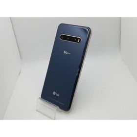 【中古】LG電子 SoftBank 【SIMロック解除済み】 LG V60 ThinQ 5G クラッシーブルー 8GB 128GB A001LG【新橋烏森通り】保証期間１ヶ月【ランクC】