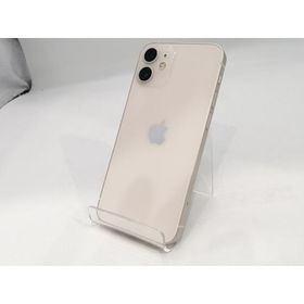 【中古】Apple au 【SIMロック解除済み】 iPhone 12 mini 128GB ホワイト MGDM3J/A【浜松駅前】保証期間１ヶ月【ランクC】