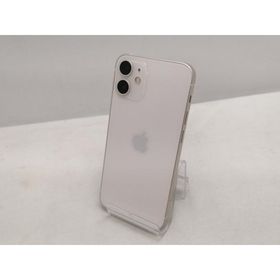 【中古】Apple au 【SIMロック解除済み】 iPhone 12 mini 128GB ホワイト MGDM3J/A【仙台駅東口】保証期間１ヶ月【ランクC】