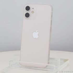 〔中古〕Apple(アップル) iPhone12 mini 128GB ホワイト MGDM3J／A SIMフリー〔349-ud〕