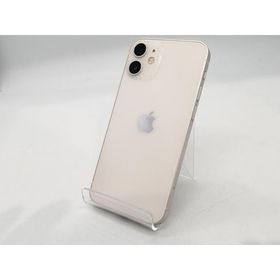 【中古】Apple au 【SIMロック解除済み】 iPhone 12 mini 128GB ホワイト MGDM3J/A【浜松駅前】保証期間１ヶ月【ランクB】