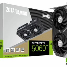 ZOTAC｜ゾタック ZOTAC GAMING GeForce RTX 5060 Ti 8GB Twin Edge / PCI Express 5.0 グラフィックスボード（ブラック） ZT-B50610E-10M