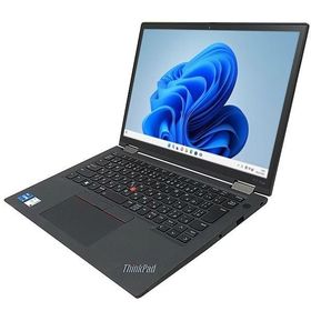 6ヶ月保証 lenovo ThinkPad X13 Yoga Gen2 ノートパソコン Windows11 64bit WEBカメラ メモリ8GB 高速 SSD WiFi タッチパネル 2 in 1 フルHD タッチパネル B5サ