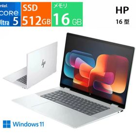 HP ノートパソコン HP Envy x360 16-ac0000TU 9W677PA-AAAA [グレイシャーシルバー] インテル Core Ultra 5 プロセッサー 125U（最大4.30GHz、インテル スマート・キャッシュ 12MB） メモリ：16GB 6400MHz、LPDDR5 SSD：512GB PCIe Gen4 NVMe M.2 Windows 11 Home 展示品