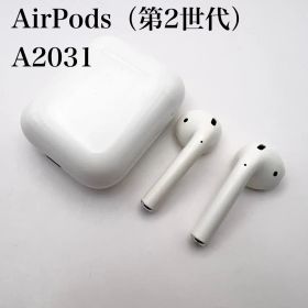 【美品】Apple AirPods（第2世代）A2031 ワイヤレスイヤホン⑥