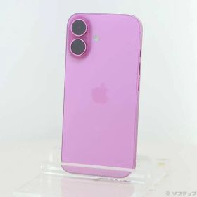 ソフマップ 〔中古品〕 iPhone16 128GB ピンク MYDT3J／A SIMフリー【198】