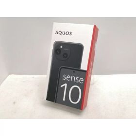 【未使用】SHARP 国内版 【SIMフリー】 AQUOS sense10 6GB 128GB フルブラック SH-M33【仙台駅東口】保証期間3ヶ月