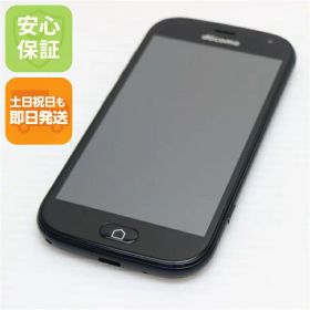 【中古】 美品 F-01L らくらくスマートフォン me ブラック スマホ 本体 白ロム 中古 土日祝発送OK