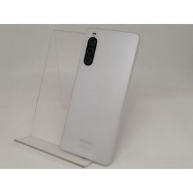 【中古】SONY docomo 【SIMフリー】 Xperia 10 V ホワイト 6GB 128GB SO-52D【日本橋3】保証期間１ヶ月【ランクC】