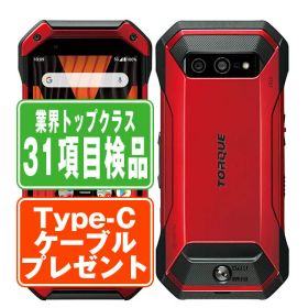 【中古】 KYG01 TORQUE 5G レッド SIMフリー 本体 au スマホ 【あす楽】 【保証あり】 【送料無料】 kyg01rd7mtm