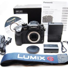 ★美品 ショット数１７５８回 パナソニック ミラーレス一眼カメラ ルミックス GH4 ボディ ブラック DMC-GH4-K★