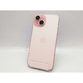 【中古】【赤ロム保証あり】Apple au 【SIMフリー】 iPhone 15 128GB ピンク MTMJ3J/A【立川フロム中武】保証期間１ヶ月【ランクB】