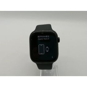 【中古】Apple Apple Watch Series10 46mm GPS ジェットブラックアルミニウムケース/ブラックスポーツバンド (M/L) MWWQ3J/A【OSU301】保証期間1ヶ月【ランクB】