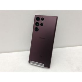 【中古】SAMSUNG docomo 【SIMフリー】 Galaxy S22 Ultra バーガンディ 12GB 256GB SC-52C【仙台イービーンズ】保証期間１ヶ月【ランクB】