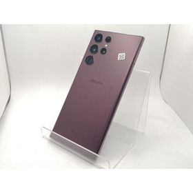 【中古】SAMSUNG docomo 【SIMフリー】 Galaxy S22 Ultra バーガンディ 12GB 256GB SC-52C【川崎駅前】保証期間１ヶ月【ランクB】