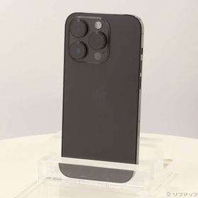 (中古)Apple iPhone14 Pro 128GB スペースブラック MPXU3J/A SIMフリー(377-ud)