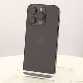 (中古)Apple iPhone14 Pro 128GB スペースブラック MPXU3J/A SIMフリー(295-ud)