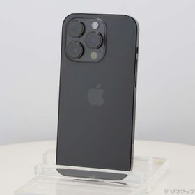 (中古)Apple iPhone14 Pro 128GB スペースブラック MPXU3J/A SIMフリー(262-ud)