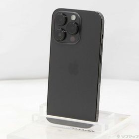 (中古)Apple iPhone14 Pro 128GB スペースブラック MPXU3J/A SIMフリー(258-ud)