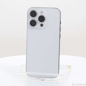 (中古)Apple iPhone14 Pro 128GB シルバー MQ013J/A SIMフリー(348-ud)