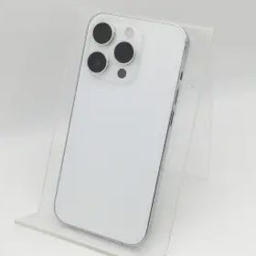 【中古】Apple au 【SIMフリー】 iPhone 14 Pro 128GB シルバー MQ013J/A【仙台イービーンズ】保証期間１ヶ月【ランクC】