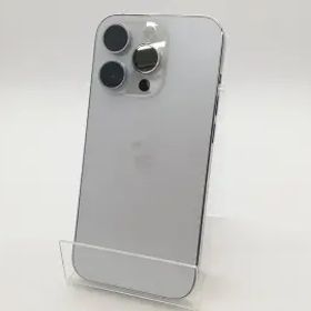 【中古】Apple 国内版 【SIMフリー】 iPhone 14 Pro 128GB シルバー MQ013J/A【柏】保証期間１ヶ月【ランクA】