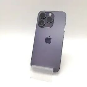 【中古】Apple 国内版 【SIMフリー】 iPhone 14 Pro 256GB ディープパープル MQ1E3J/A【府中ル・シーニュ】保証期間１ヶ月【ランクC】
