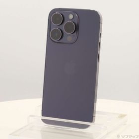(中古)Apple iPhone14 Pro 256GB ディープパープル MQ1E3J/A SIMフリー(276-ud)