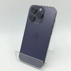 【中古】Apple 国内版 【SIMフリー】 iPhone 14 Pro 256GB ディープパープル MQ1E3J/A【千葉】保証期間１ヶ月【ランクC】