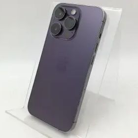 【中古】Apple 国内版 【SIMフリー】 iPhone 14 Pro 256GB ディープパープル MQ1E3J/A【大宮東口】保証期間１ヶ月【ランクB】