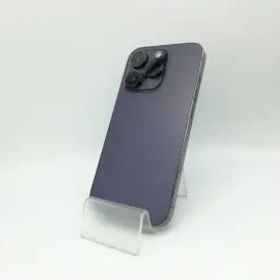 【中古】Apple 国内版 【SIMフリー】 iPhone 14 Pro 256GB ディープパープル MQ1E3J/A【秋葉本店】保証期間１ヶ月【ランクC】