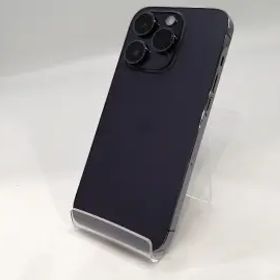 【中古】Apple SoftBank 【SIMフリー】 iPhone 14 Pro 256GB ディープパープル MQ1E3J/A【浜松駅前】保証期間１ヶ月【ランクC】