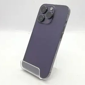 【中古】【赤ロム保証あり】Apple au 【SIMフリー】 iPhone 14 Pro 256GB ディープパープル MQ1E3J/A【立川フロム中武】保証期間１ヶ月【